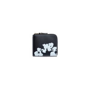 Cotton Wreath Zip Around Wallet