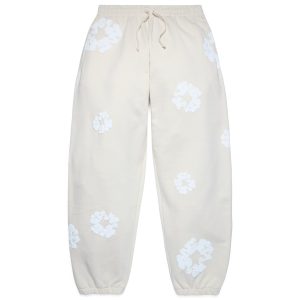 Cotton Wreath Sweatpants Oatmeal