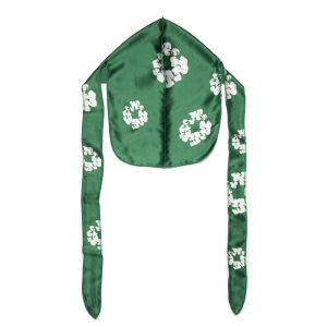 Cotton Wreath Durag Green