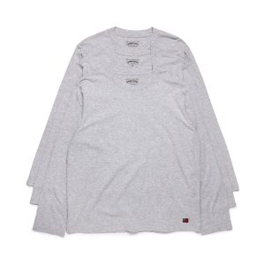 DT Flag 3-Pack Long Sleeve Tee Grey