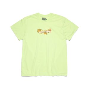 Cotton Floral Logo Lime