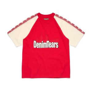 Jacquard City Tee Red