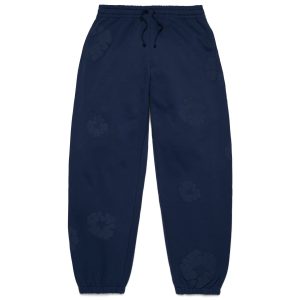 Mono Cotton Wreath Sweatpants Navy